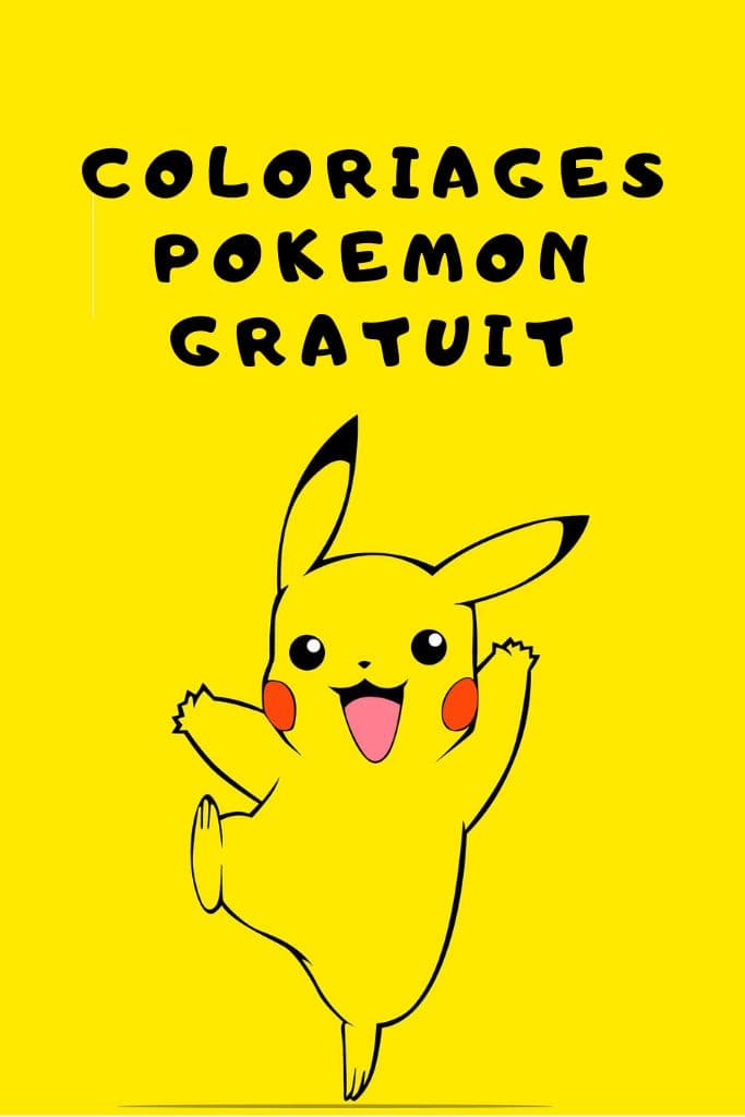 Livre de coloriage Pokemon, 65 images Pokemon à imprimer pour les