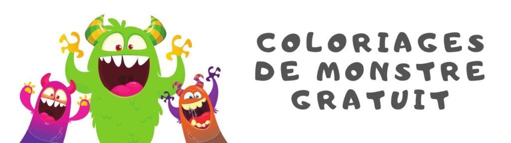 coloriages monstre gratuit