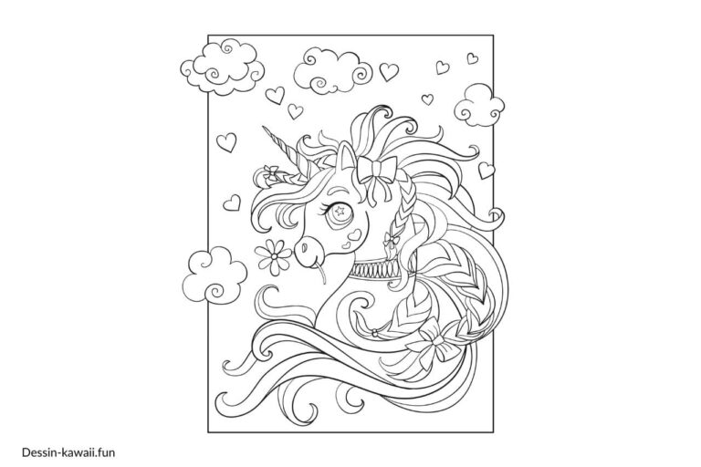 Coloriage Licorne | TOP 100 Dessin Unicorne GRATUIT en 2023