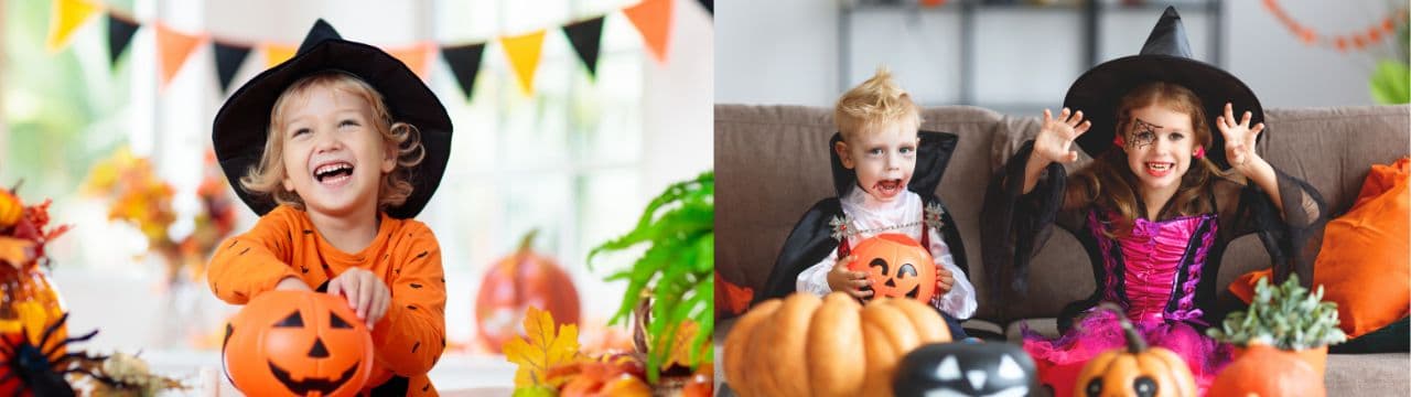 enfants déguisés pour halloween