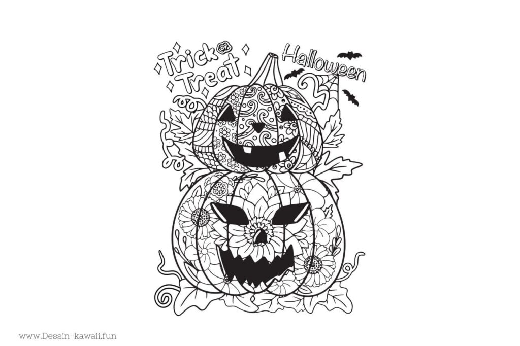 halloween coloriage