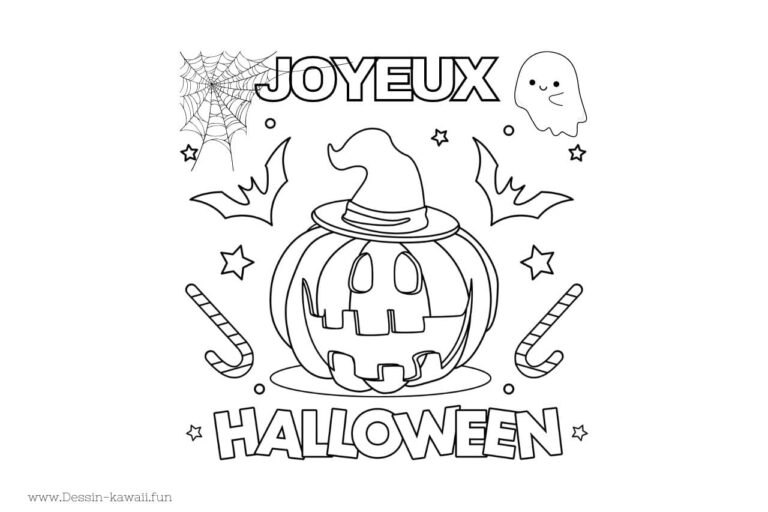Coloriage Halloween | 174 Dessins GRATUIT fête Halloween 2024