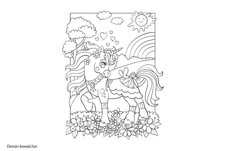 Coloriage Licorne | TOP 100 Dessin Unicorne GRATUIT en 2023