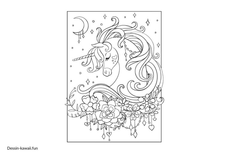 Coloriage Licorne | TOP 100 Dessin Unicorne GRATUIT en 2023