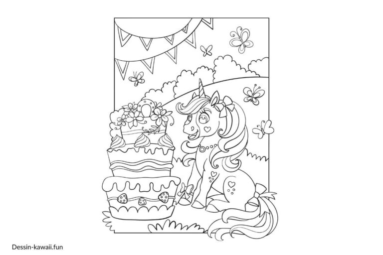 Coloriage Licorne | TOP 100 Dessin Unicorne GRATUIT en 2023