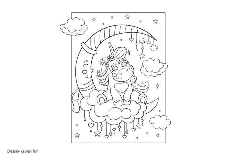 Coloriage Licorne | TOP 100 Dessin Unicorne GRATUIT en 2023