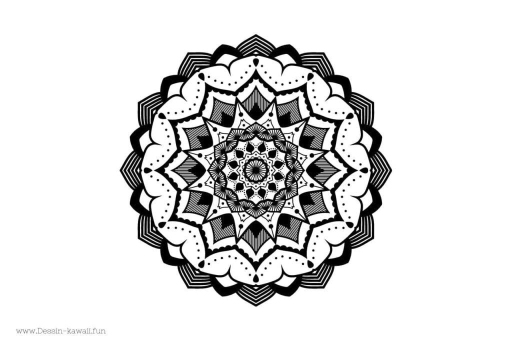 mandala dessin