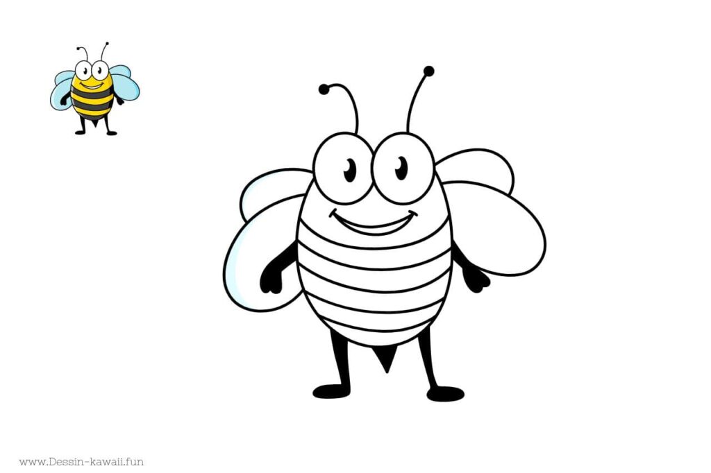 coloriage abeille maternelle