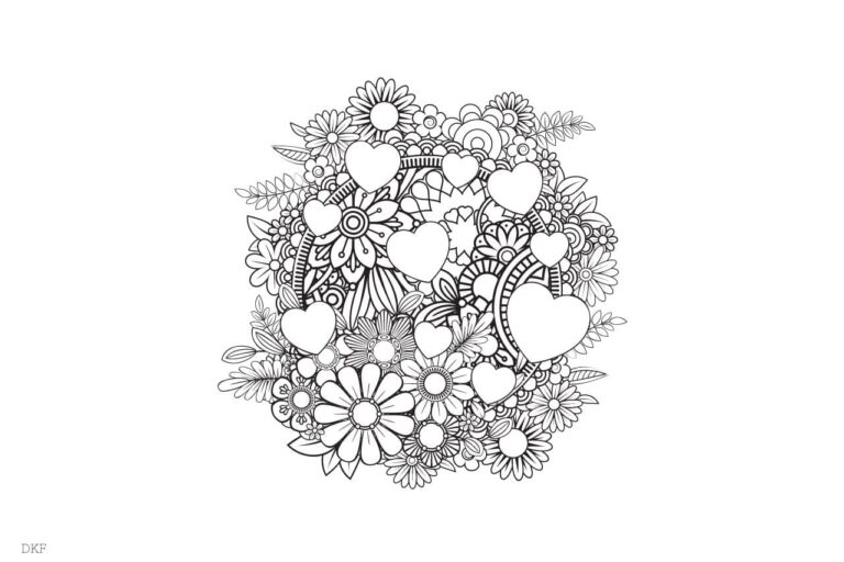 Coloriage Adulte | Dessin et Livre de coloriage, Animal, Fleur