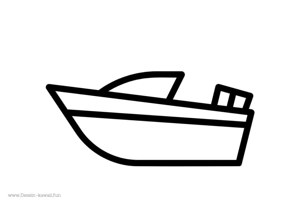 coloriage bateau maternelle