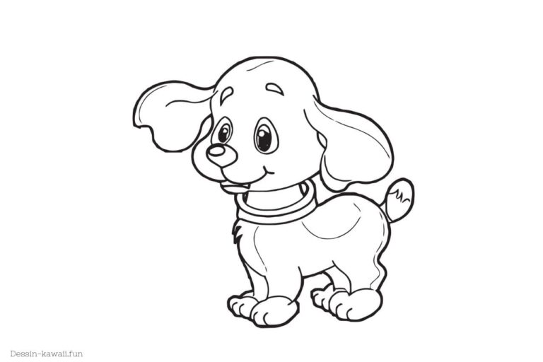 Coloriage Chien | +100 dessins de chiot à imprimer et à colorier