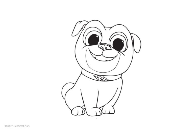 Coloriage Chien | +100 dessins de chiot à imprimer et à colorier