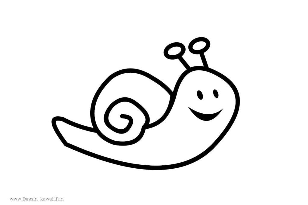 coloriage escargot maternelle