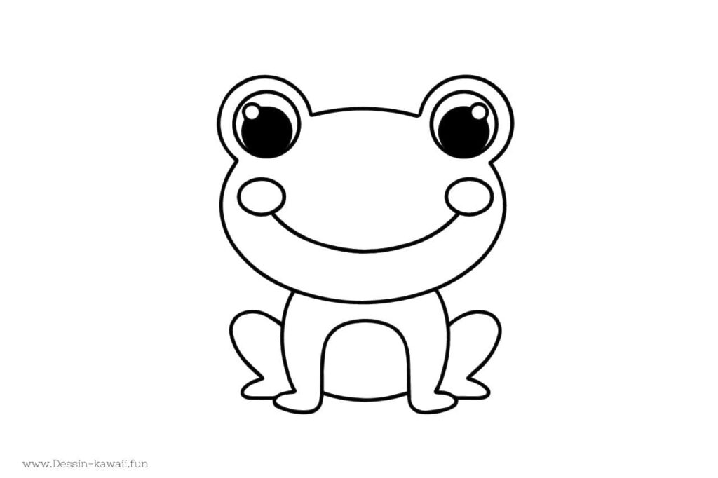 coloriage grenouille maternelle