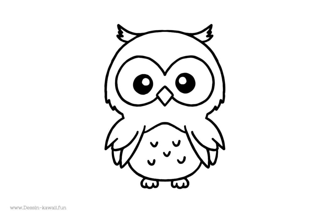 coloriage hibou maternelle