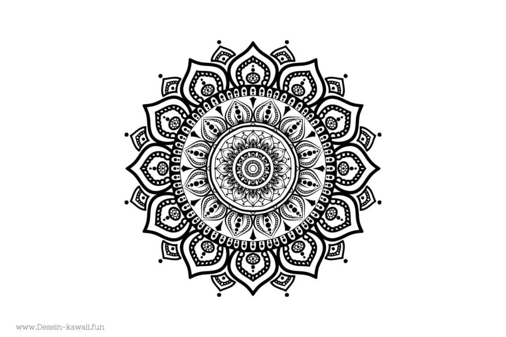 coloriage mandala a imprimer pdf