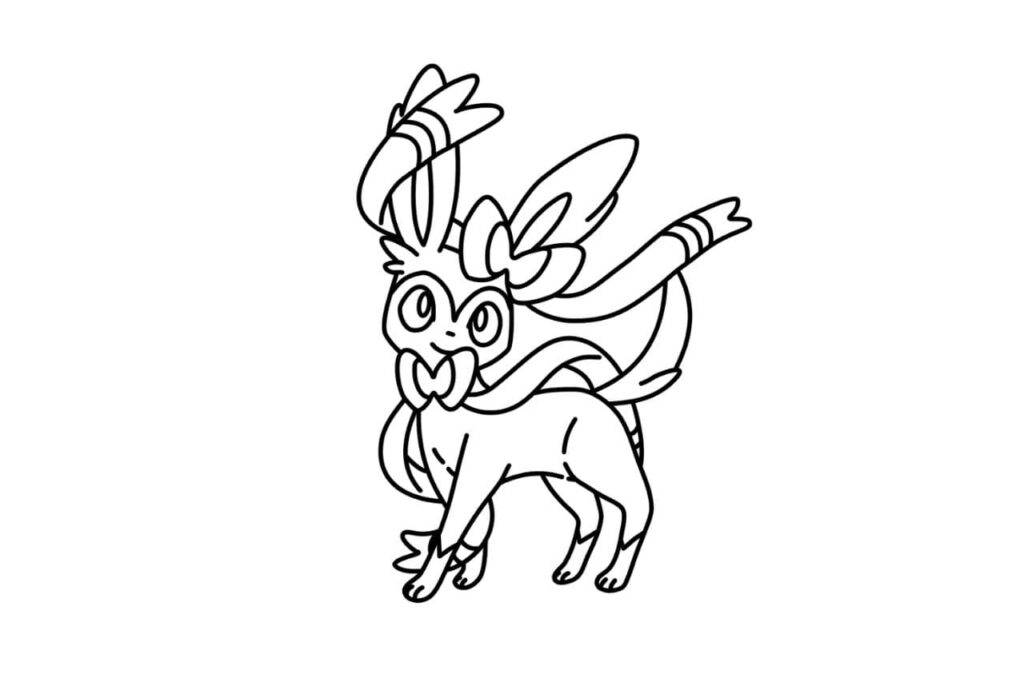 coloriage pokémon 140