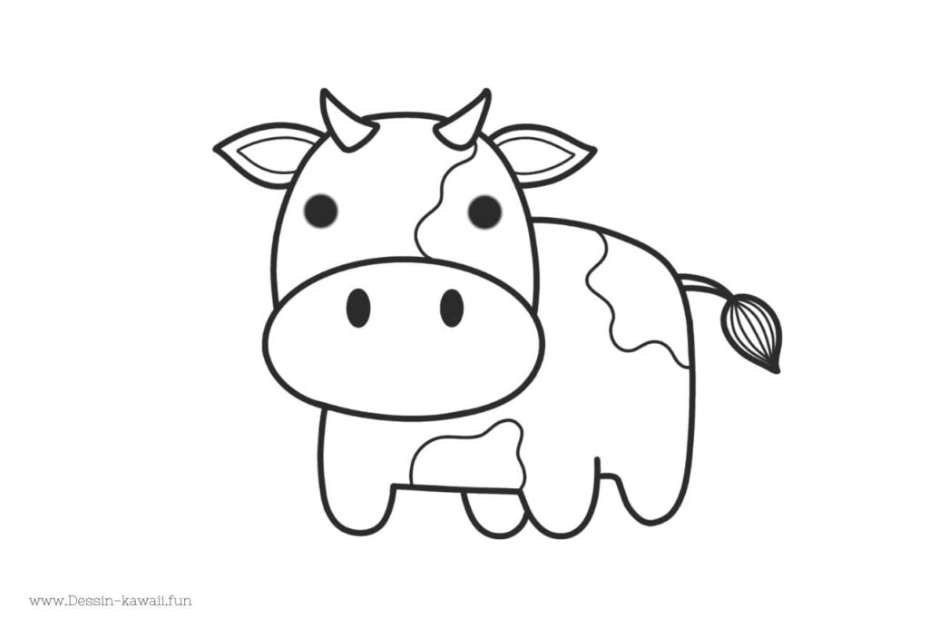 coloriage vache maternelle