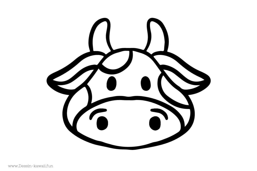 coloriage vache maternelle