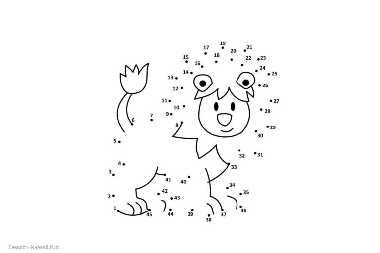 Points à relier | + 200 dessins avec point à relier à imprimer ️