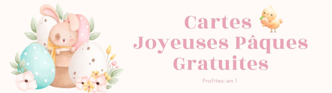 cartes joyeuses paques gratuites