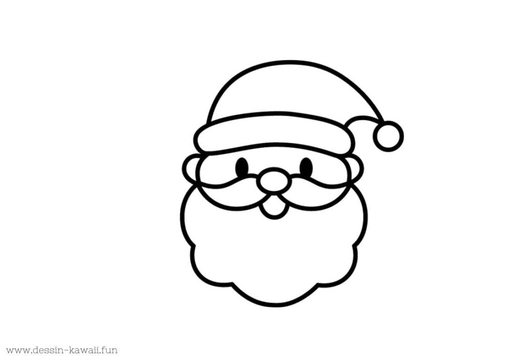 coloriage pere noel