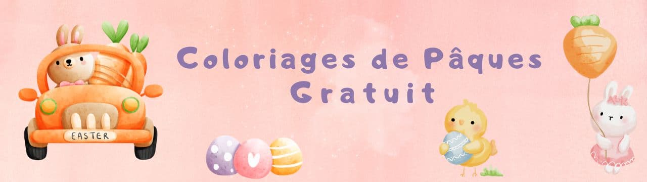 coloriages de pâques gratuit