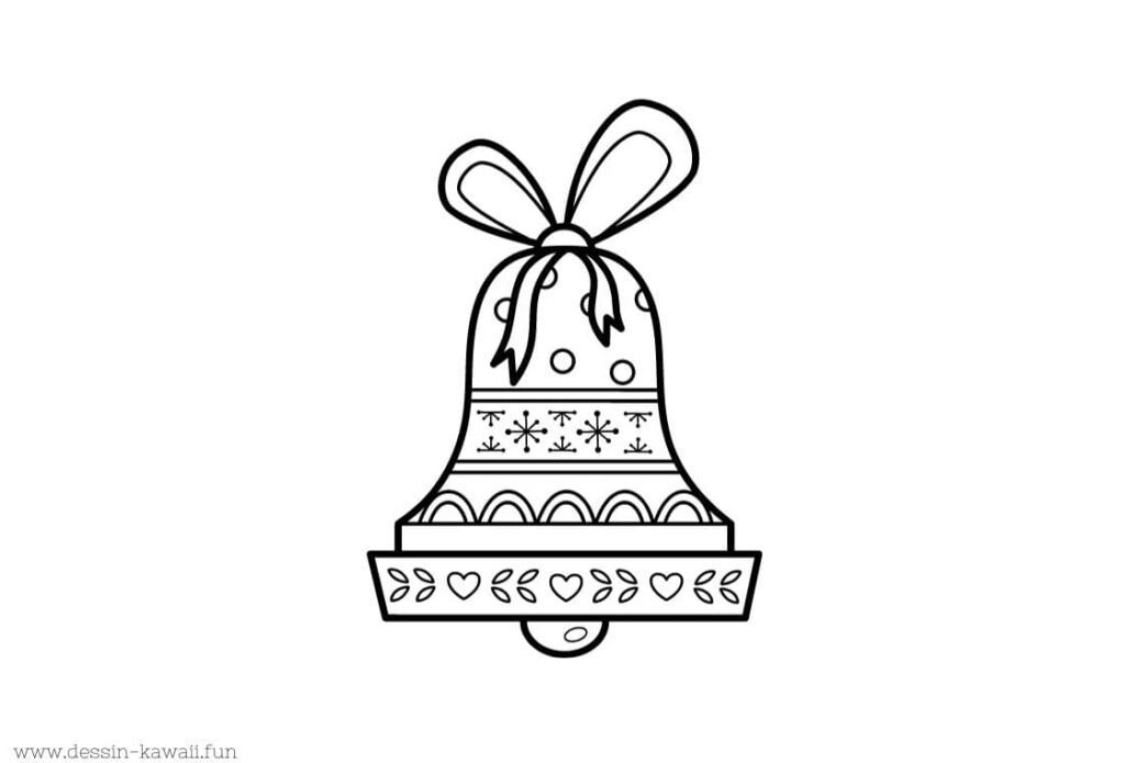 dessin cloche de pâques