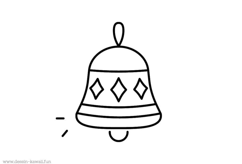 dessin de cloche facile