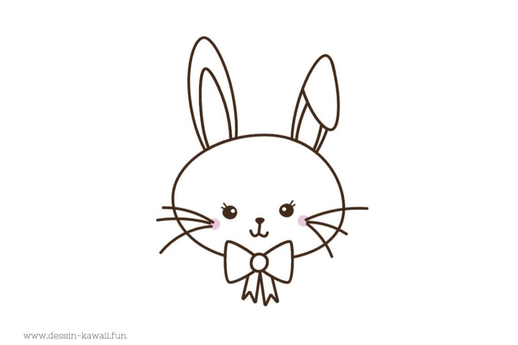 lapin de pâques dessin