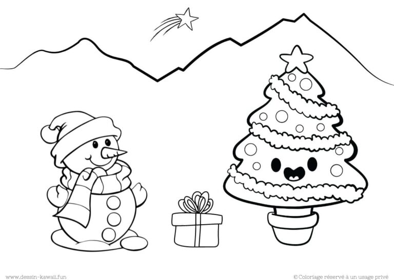 Coloriage Noël | 100 Dessins de fête GRATUIT à imprimer