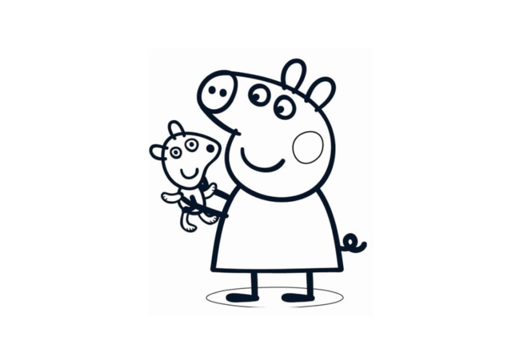 Coloriage Peppa Pig 14