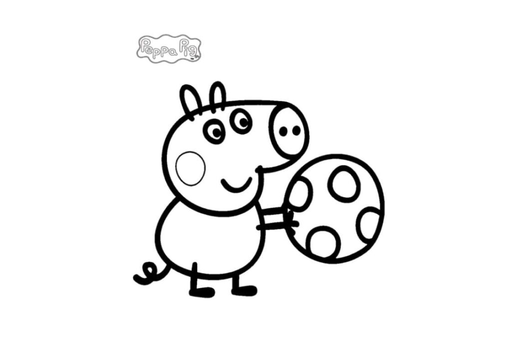 Coloriage Peppa Pig 23