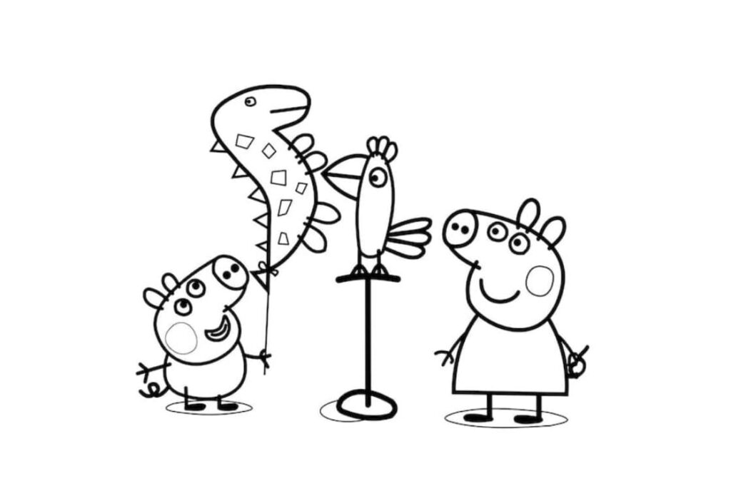 Coloriage Peppa Pig 28