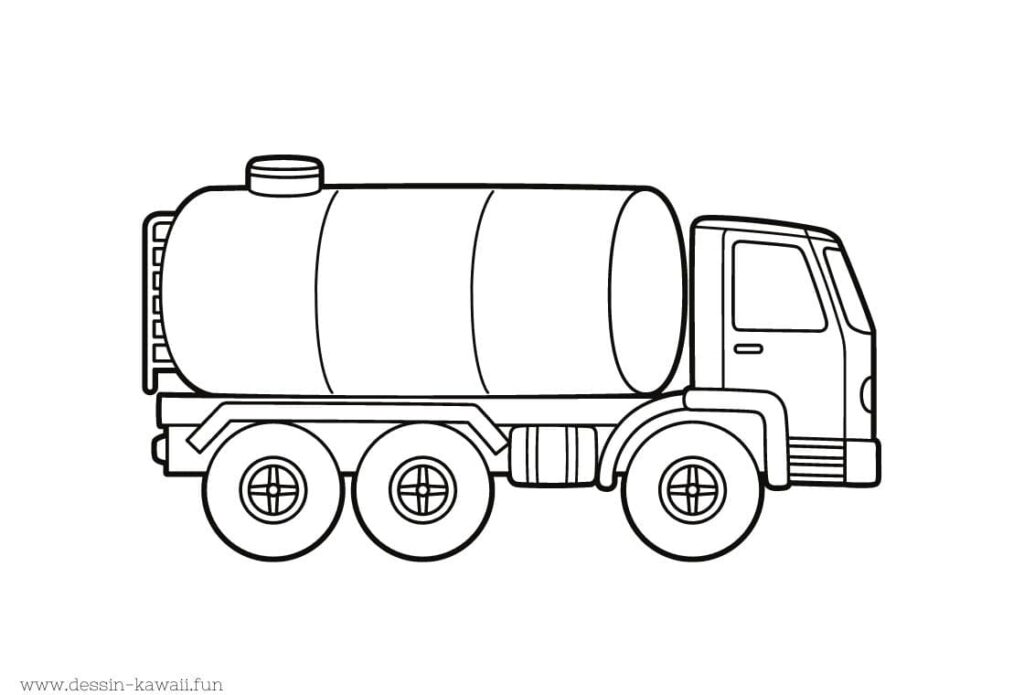 coloriage camion 14