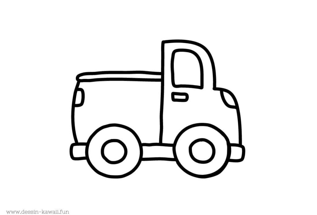 coloriage camion 16