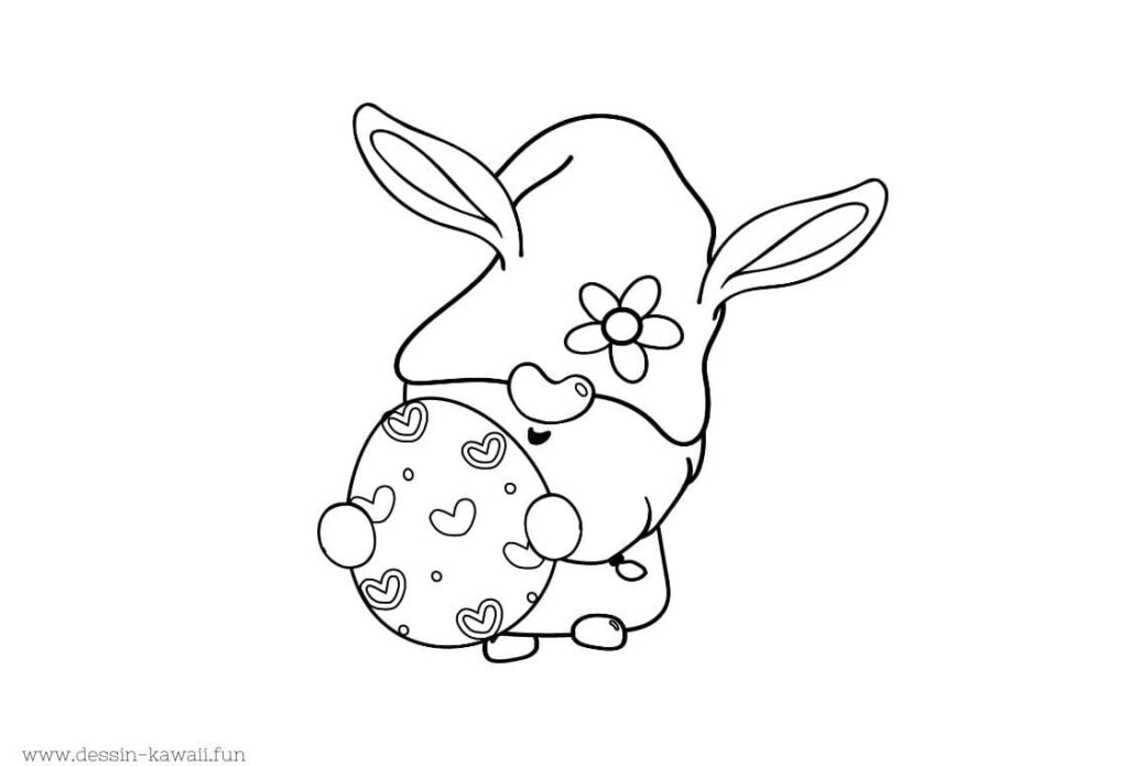 coloriage paques 14