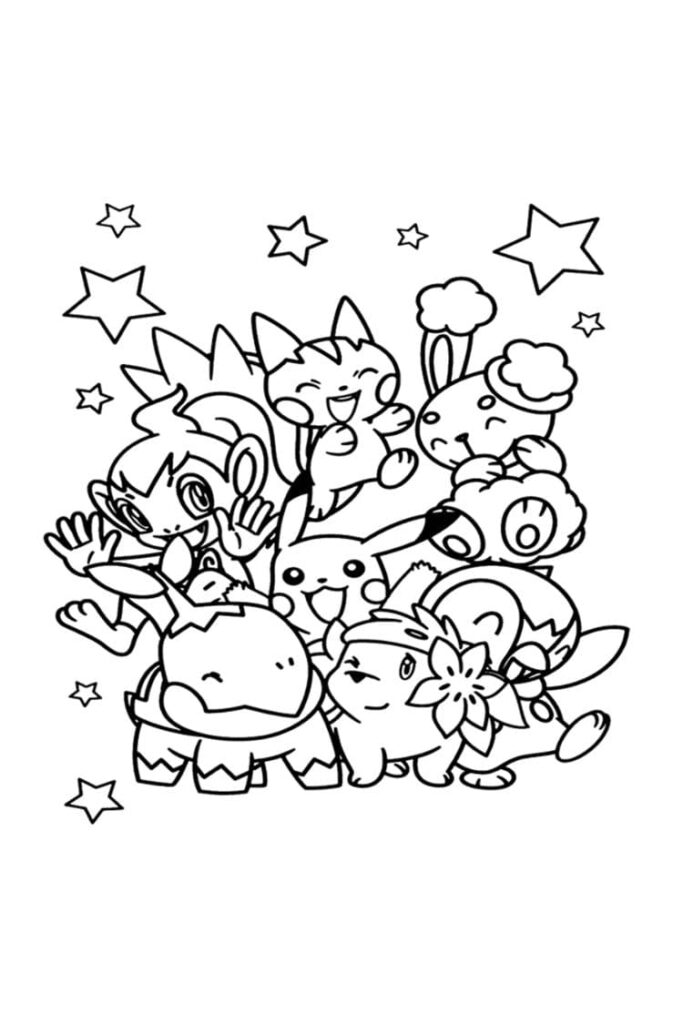 coloriage pokemon 143