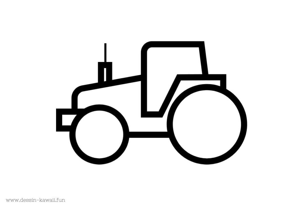 coloriage tracteur 12