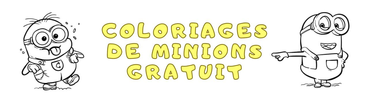 coloriages de minions gratuit