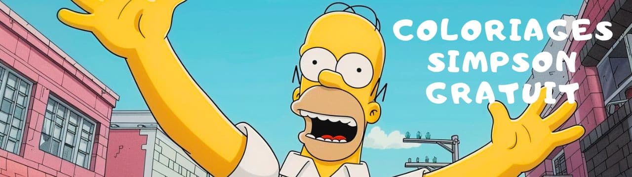 coloriages simpson gratuit à imprimer