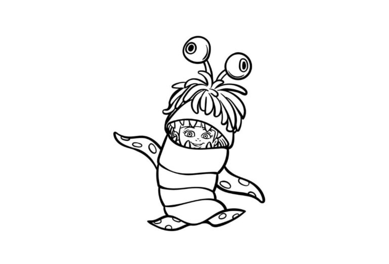 Coloriage Monstre | 100 Dessins GRATUIT à imprimer