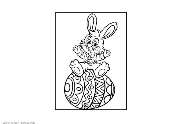Dessin De Pâques à Imprimer Gratuitement