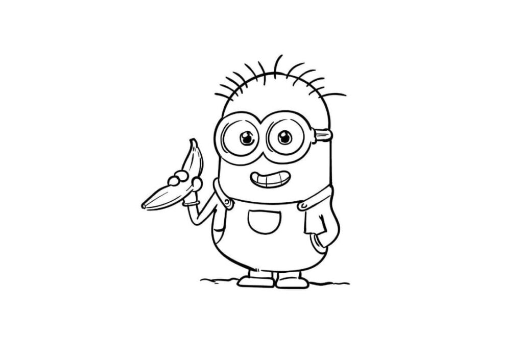 mignon minion dessin