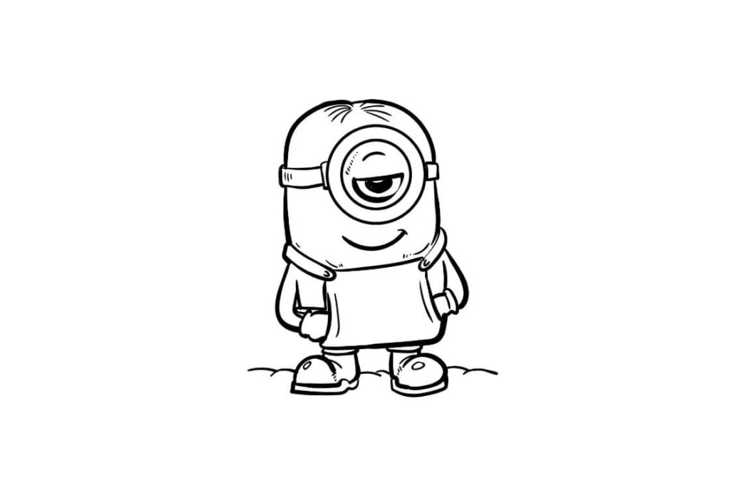 minion dessin facile