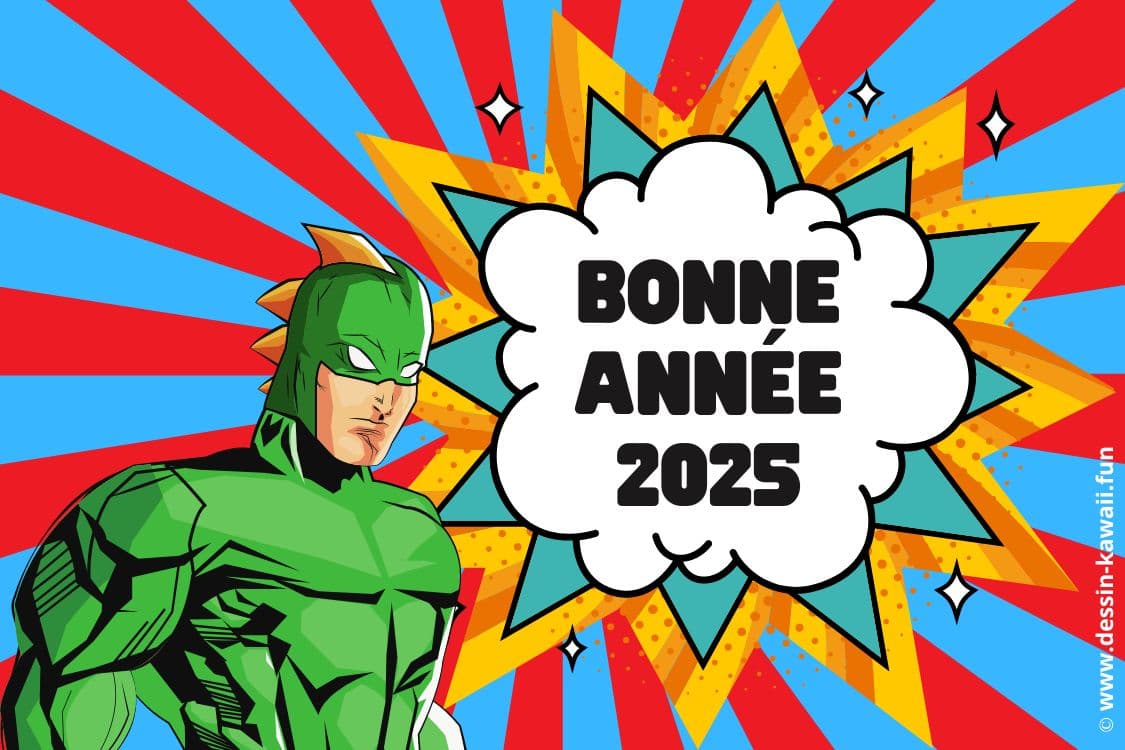 Carte Bonne Année 2025 GRATUITE souhaiter Nouvel An