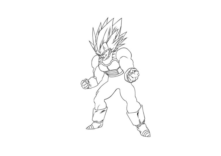 Coloriage Dragon Ball GRATUIT : Sangoku, Vegeta, Freezer..