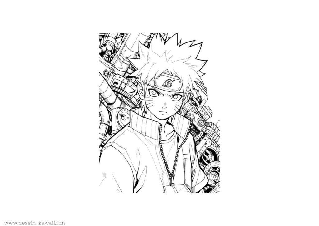 coloriage naruto à imprimer