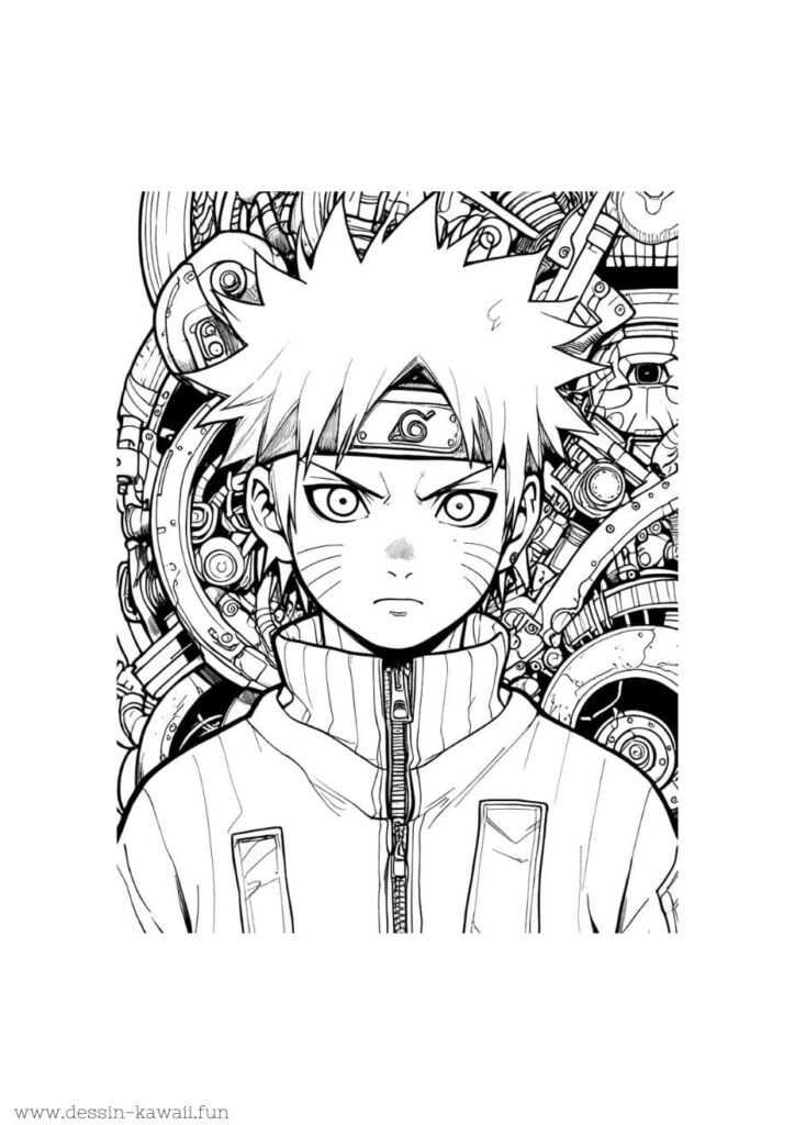 coloriage naruto imprimer