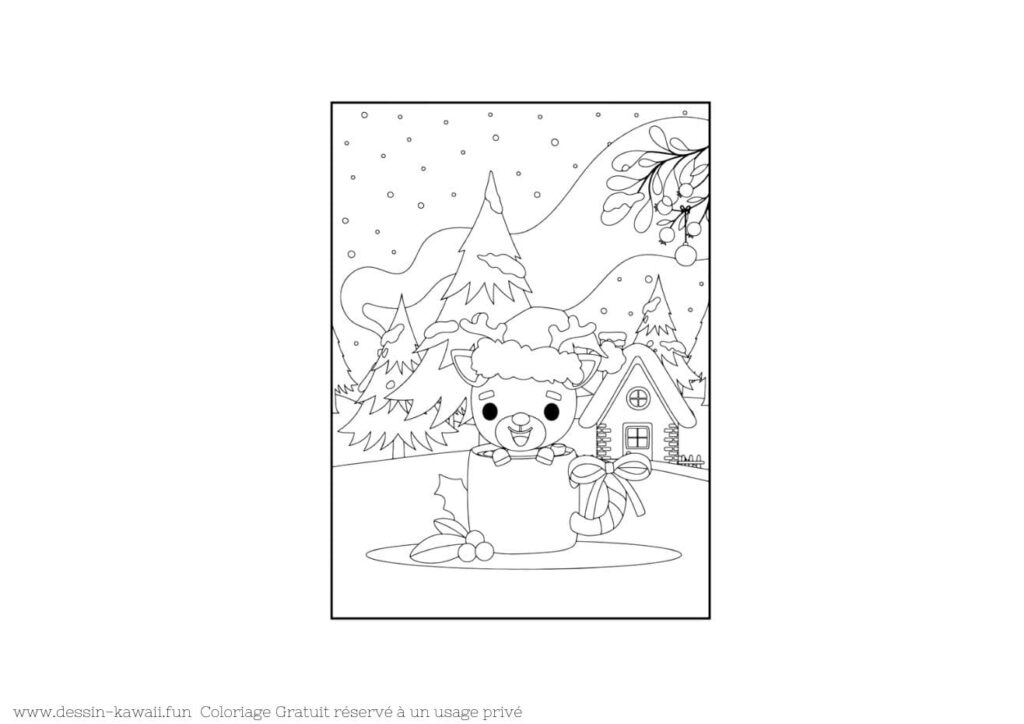 coloriage noel 13